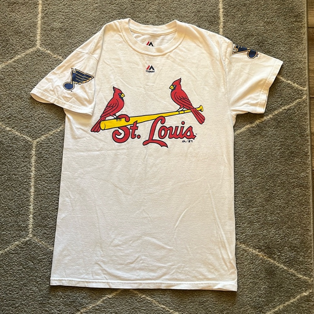 St. Louis Cardinals X St. Louis Blues White S Shirt